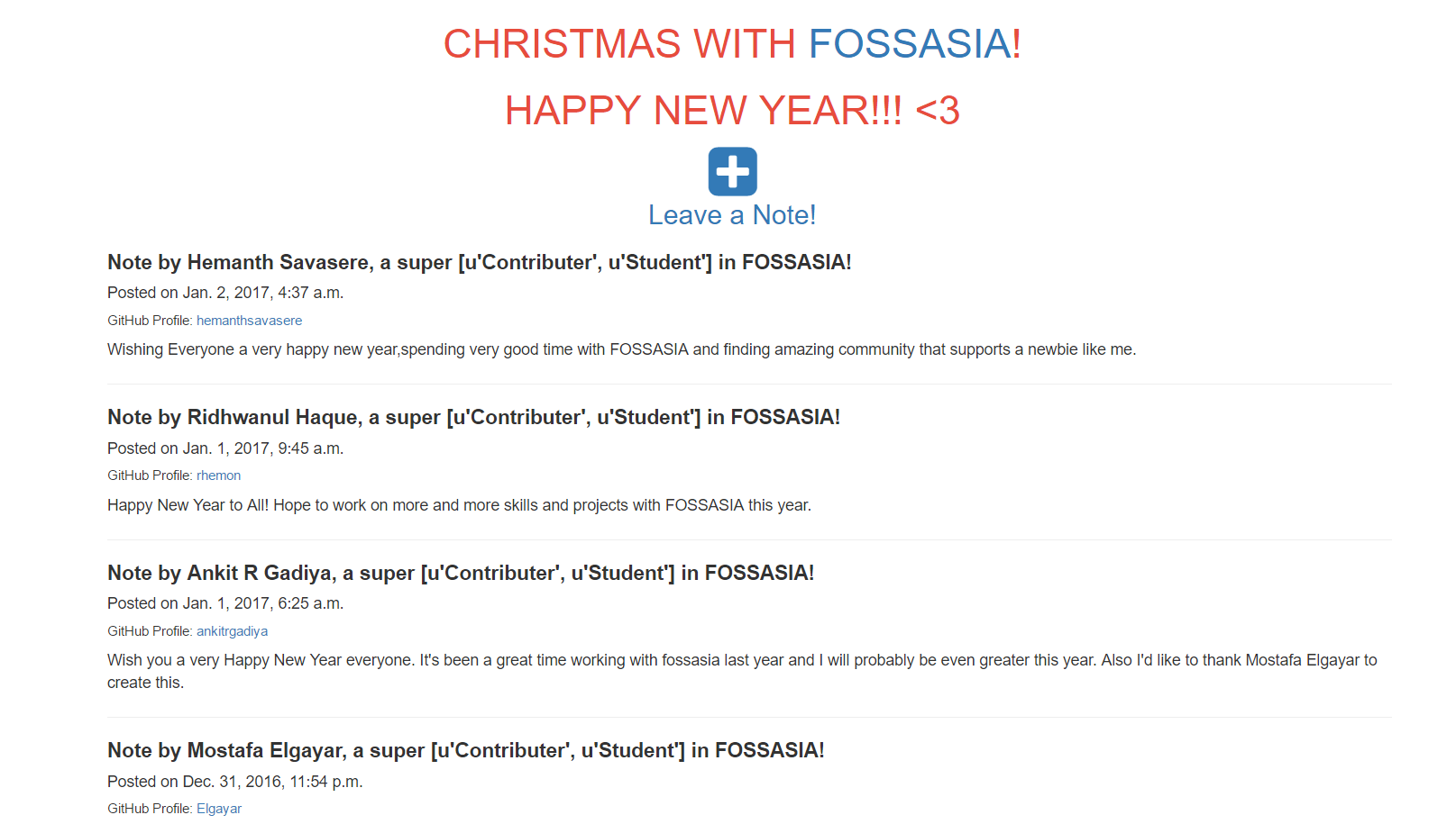 Christmas With FOSSASIA